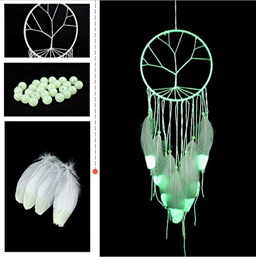 Einzigartige Fluoreszierende Dreamcatcher Mode Geschenk Indien Baum Des Lebens Windspiele Hängen Anhänger Dream Catcher Home Wall Art Decor