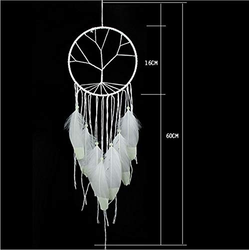 Einzigartige Fluoreszierende Dreamcatcher Mode Geschenk Indien Baum Des Lebens Windspiele Hängen Anhänger Dream Catcher Home Wall Art Decor