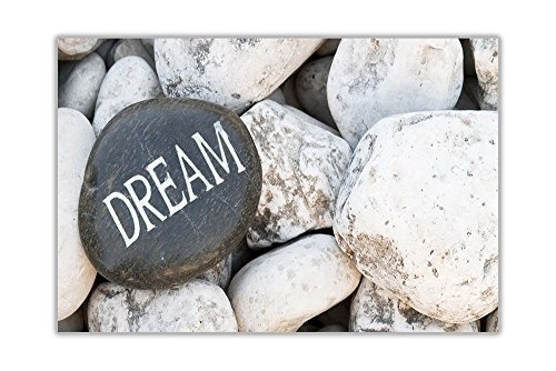 CANVAS IT UP Leinwand Dark Dream Stone Zitat Wand Art Prints Zimmer Dekoration Artwork Bilder Größe: 101,6 x 76,2 cm (101 x 76 cm)