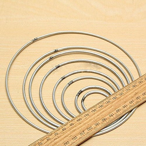 Nützliche geschweißte Metallring Craft Hoop DIY-Zubehör 10 Größen(65 mm)
