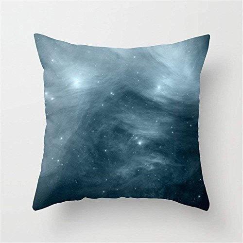 Galaxy Pleiades Star Cluster Nebula Steel Blue Throw...