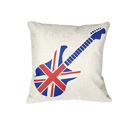 Decorative British Union Jack Flag Guitar Throw...