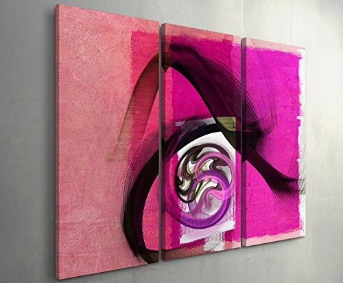 Dreams in Pink - Leinwanddruck 3 teilig Gesamt: 150x90cm