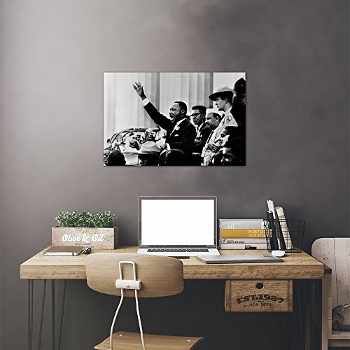 iCanvasART 3-teilig Martin Luther King I Have a Dream Rede Leinwand Print von unbekannten Künstler, 1,5 x 60 x 102 cm