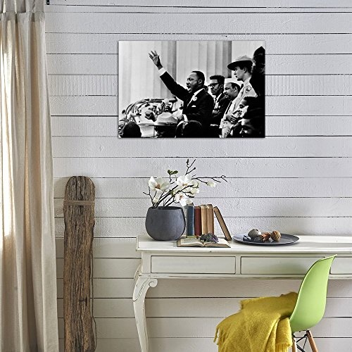 iCanvasART 3-teilig Martin Luther King I Have a Dream Rede Leinwand Print von unbekannten Künstler, 1,5 x 60 x 102 cm