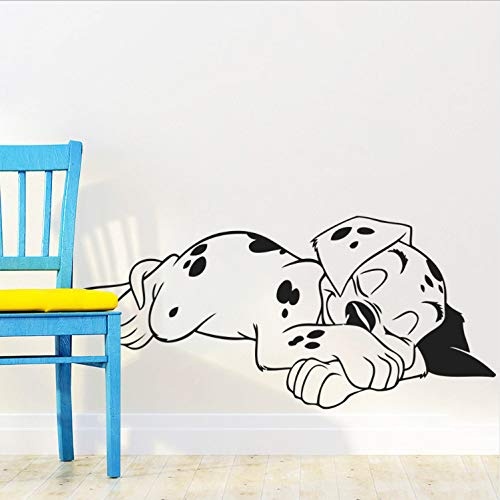 xmydeshoop Wandaufkleber Sweet Dream Schlaf Hunde Pet Puppy Wall Vinyl Aufkleber Aufkleber Wandbild Poster Für Kinder Kindergarten Kinder Schlafzimmer Dekor