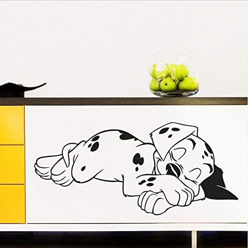 xmydeshoop Wandaufkleber Sweet Dream Schlaf Hunde Pet Puppy Wall Vinyl Aufkleber Aufkleber Wandbild Poster Für Kinder Kindergarten Kinder Schlafzimmer Dekor