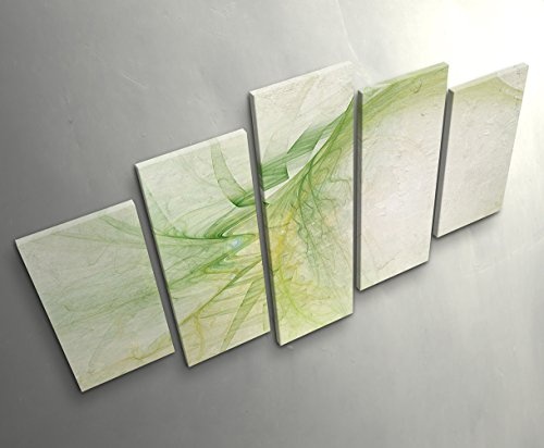 Green Dream Kunstbild Fotoleinwand 5 Teile Gesamt: 150x100cm