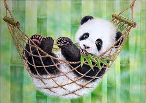 WALSITK Diamant Bestickt Panda Dream 5d Kreuzstich Malerei Handwerk Nähen 60x80cm