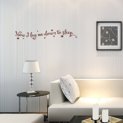 wandaufkleber 3d schlafzimmer 46X9 Now I Lay Me Down To Sleep Bedtime Prayer Children Child Kid Son Daughter Stars Dream Bed Wall Decal Sticker Art Mural Home Decor Quote For Bedroom Living Room