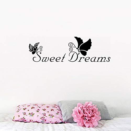 Creative Sweet Dreams Butterfly Quotes Wall Stickers for...