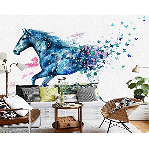 3D Wallpaper Benutzerdefinierten Wandbild 3D Raumtapete Dream Running Pferde In Ölgemälde Foto 3D Wandbilder,400cmx280cm