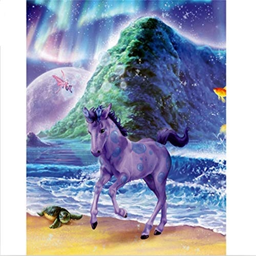 Diamant Malerei Tier Pferd Handarbeiten Diamant Stickerei Kreuzstich Mosaik Dream Horse Abziehbild 45x60cm/18x24in
