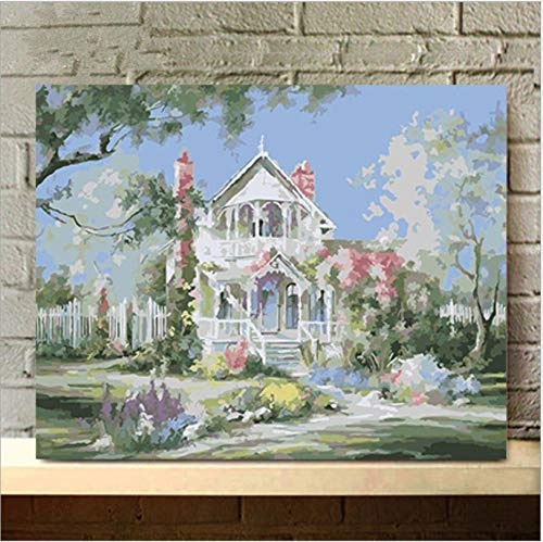 LISHIHAOZY  DIY Oil Painting Digital, Canvas Digital Oil Painting Wall Art Painting for The Family Living Room Office Decoration Gift Landscape Dream