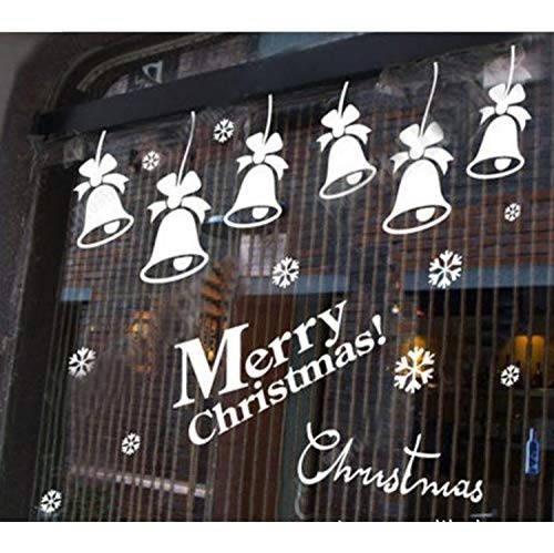 Wandtattoo Weihnachten Glocken Wandaufkleber Für Shop Home Dekorationen Diy Fensteraufkleber Xmas Festival Saison Wand Vinyl Mural Art