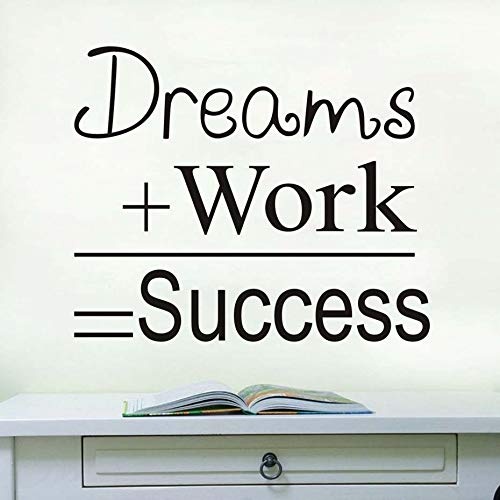70cm x 58cm Dreams Work Success Motivational Quote Wall...