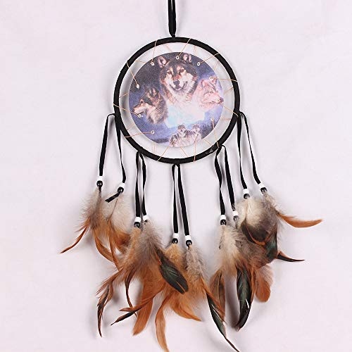 Lhybumengwang Dream Catcher Vintage Natürliche Feather Handgestrickte Ornamente Einfache Art Und Weise Im Indischen Stil Handwerk Schmuck Dekorative Zimmer Windows