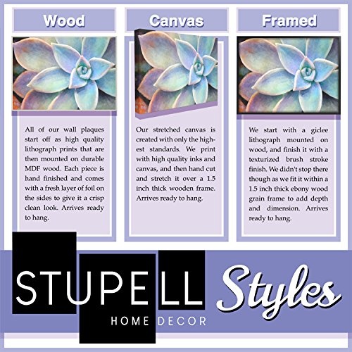 Stupell Home Decor Collection The Wandtafel Dream Big Work Hard, übergroß, Leinwand 16" x 20"