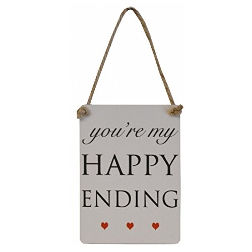 You re My Happy Ending, Good Morning Gorgeous, Sweet Dreams - Mini Metall Schilder Happy Ending