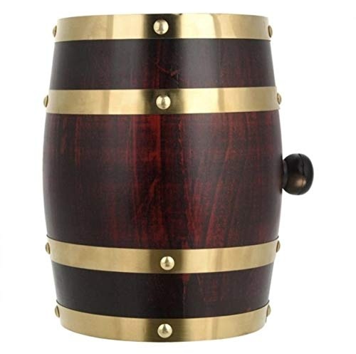 Oak Aging Barrels Whiskey Barrel Spender für Wein, Spirituosen, Bier und Likör, 1,5 l