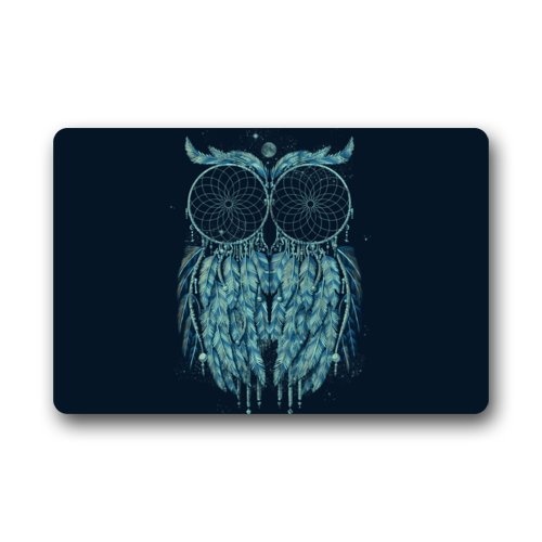 ziHeadwear Love Girl Abstract Owl Dream Catcher Art Doormats Floor Mat Door Mat Rug Indoor Mats Welcome Doormatinches 15.7 x 23.6 Inches