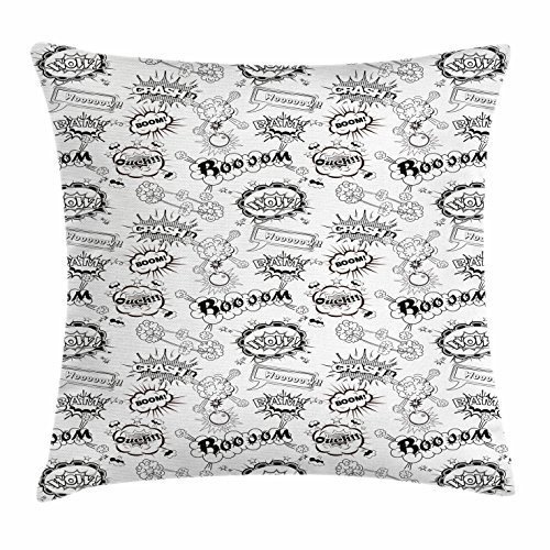 But why miss Sketch Throw Pillow Cushion Cover, Pattern...