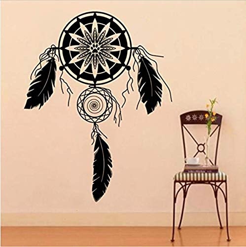 Selbstklebender Wandaufkleber Click To Open Expanded View 52X43Cm Religious Wall Murals Dream Catcher Catcher Dream Protetion Feather Home Decor Vinyl Art Wall Decals Sticker Amulet