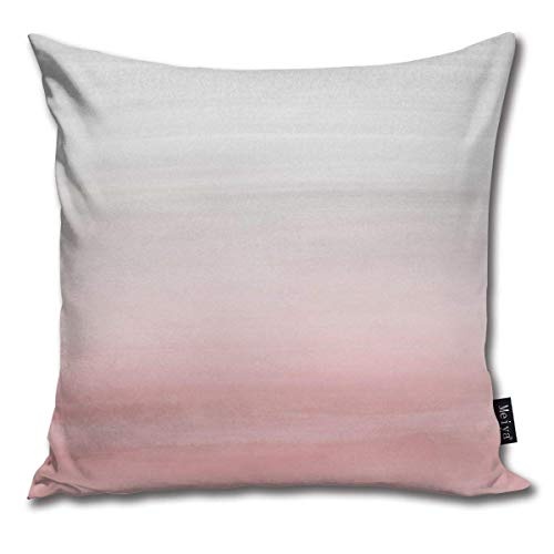 WITHY Touching Blush Gray Watercolor Abstract 1 Painting Decor Art Funny Square Throw Pillow Cases Cushion Cover for Bedroom Living Room Decorative,Cover Size:20 x 20 Inch(50cm x 50cm)