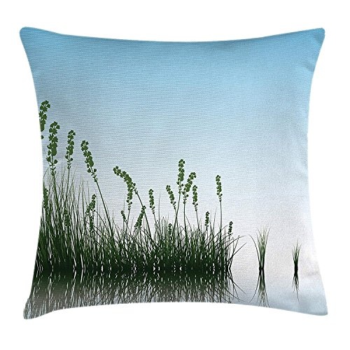 ZMYGH Landscape Throw Pillow Cushion Cover, Scenery of a...