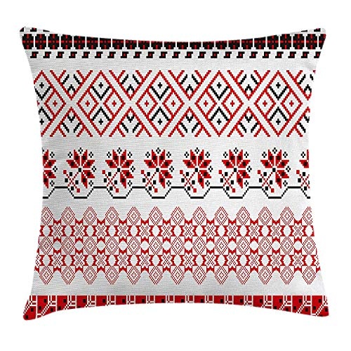 ZMYGH Ethnic Throw Pillow Cushion Cover, Ancient...