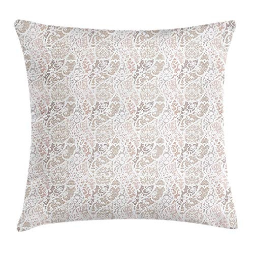 ZMYGH Victorian Throw Pillow Cushion Cover, Lace Pattern...