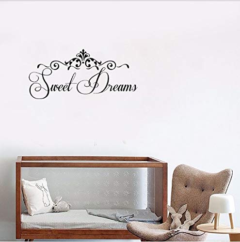 Fashion Sweet Dreams Art home PVC Removeable Wall Sticker Decal 55x25cm