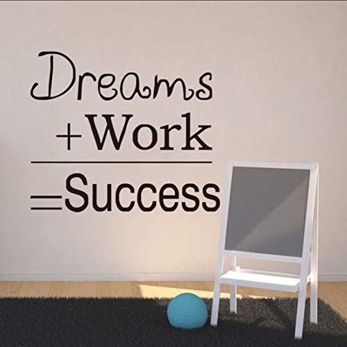 Ponana Dreams Plus Work Equal Success Wandaufkleber...