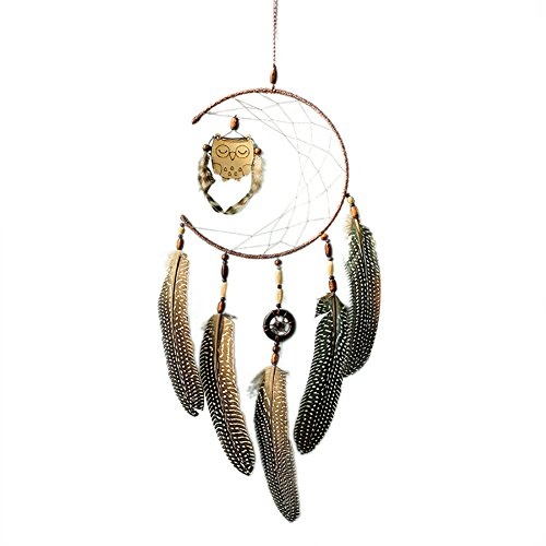 Dandeliondeme Cute Eule zum Aufhängen Dream Catcher Nordic Cartoon Dekoration Schlafzimmer Auto Craft Ornament für Schlafzimmer Einzigartige Decor Multi