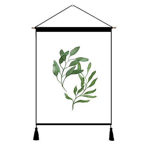 Zhou.Dream team Einfache kleine frische Wohnzimmer minimalistischen europäischen grünen Reis Esszimmer Wandbehang Sofa Meter Box Cover Tuch Baumwolle und Leinen Malerei