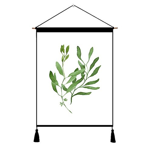 Zhou.Dream team Einfache kleine frische Wohnzimmer minimalistischen europäischen grünen Reis Esszimmer Wandbehang Sofa Meter Box Cover Tuch Baumwolle und Leinen Malerei