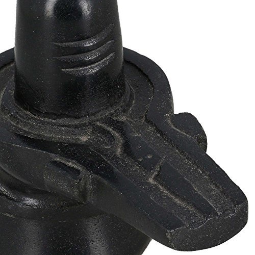 Hindu-Gott Shiva Lingam-Statue Für Puja, Steinbildhauerei