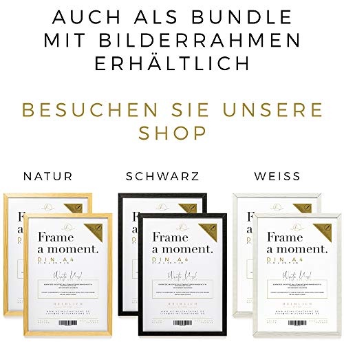 Heimlich® Premium Poster (4 Stück in DIN A4) | Große Auswahl an Motiven im Shop | auch mit Rahmen » Good Night «