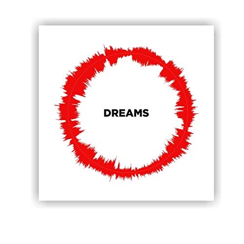 LAB NO 4 "Dreams Song Customize/Personalized Soundwave Print/Poster, Music Art Print, Gift for Christmas, Birthday, Mothers Day, Fathers Day, (10" X 10") Size