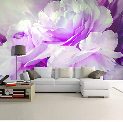 Photo Mural Non-woven Dream rose 3D Wallpaper Stickers For Bedrom Living Room Kitchens Wall Art Decoration Poster400x280cm