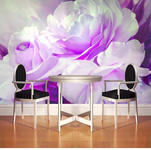 Photo Mural Non-woven Dream rose 3D Wallpaper Stickers For Bedrom Living Room Kitchens Wall Art Decoration Poster400x280cm