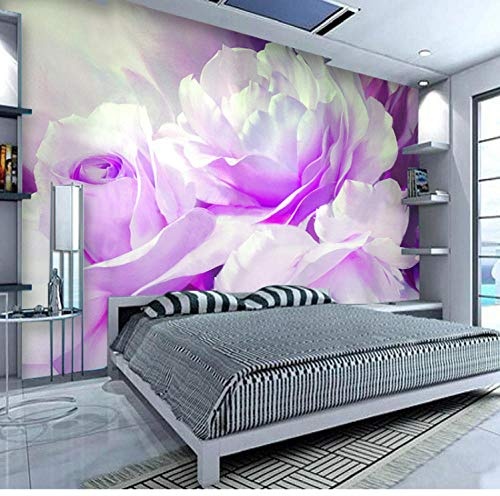 Photo Mural Non-woven Dream rose 3D Wallpaper Stickers For Bedrom Living Room Kitchens Wall Art Decoration Poster400x280cm