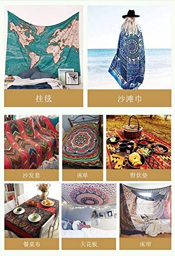 LJMGT Tapestry Wall Hanging,Dream Net Indischen Stil...