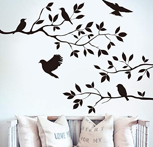 Wandtattoo Dream Big Little One Quote Wandaufkleber Vinyl Diy Abnehmbare Wandtattoo Kind Schlafzimmer Studie Home Decoration, Flying Bird