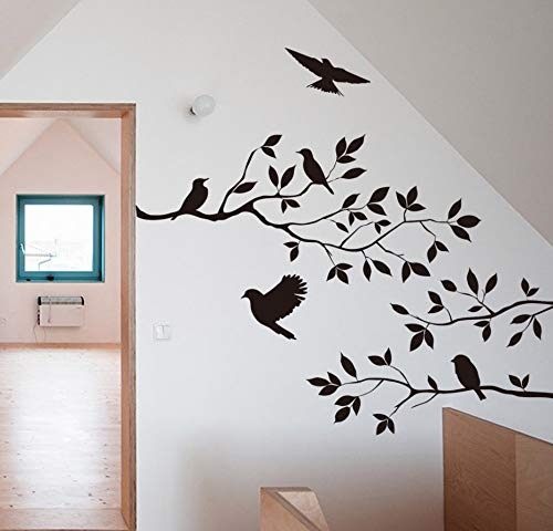 Wandtattoo Dream Big Little One Quote Wandaufkleber Vinyl Diy Abnehmbare Wandtattoo Kind Schlafzimmer Studie Home Decoration, Flying Bird