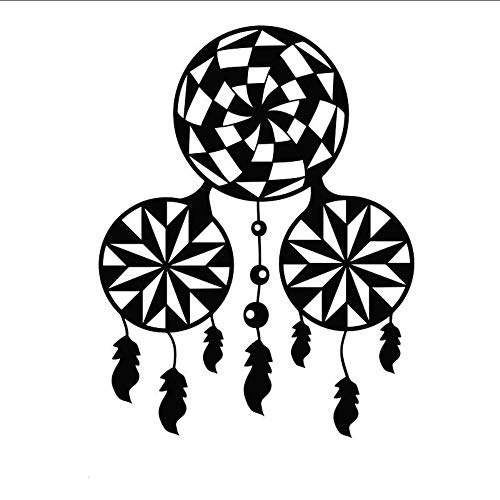 Makeyong Indian Campanula Federn Wandaufkleber Geometric Dream Catcher Art Decal Decor Benutzerdefinierte Farbe Erhältlich Vinyl Tapete 56X73Cm