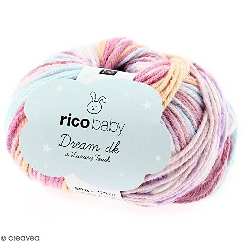 Rico Design Wolle Rico Baby Dream dk, 50g Rosa Mix