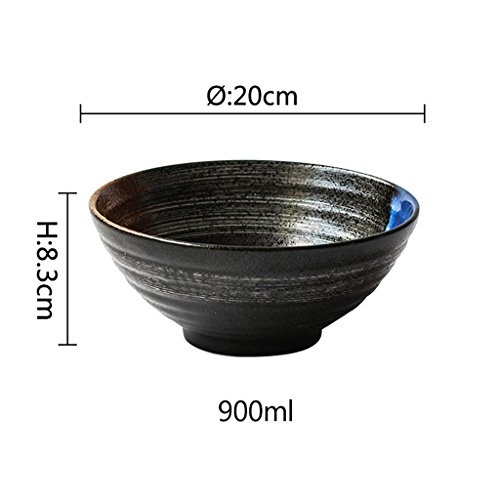 Japanischen Stil Keramik Salat Schüssel 900 ml Suppe Schüssel Geschirr Schüssel Haushalt Ramen Schüssel