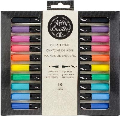 American Crafts Kelly Creates Dream Pens 10/Pkg-Rainbow