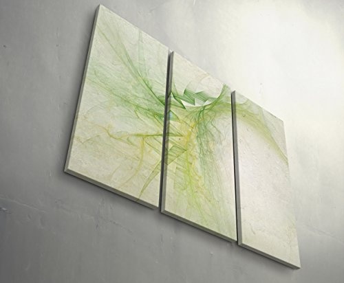 Sinus Art Green Dream Wandbild auf Leinwand Enigma Serie 3x90x40cm